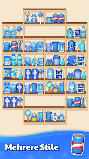 Waren sortieren Match-3-Puzzle Screenshot