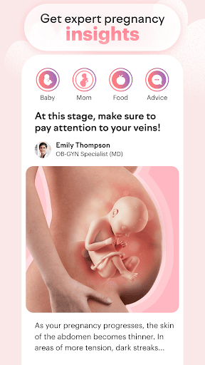 amma: Schwangerschafts-App Screenshot
