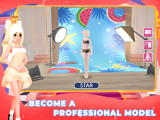 Captura de pantalla de Fashion Impress: Dress Up Star