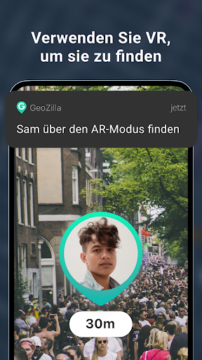 Handy GPS Ortung Geozilla Screenshot