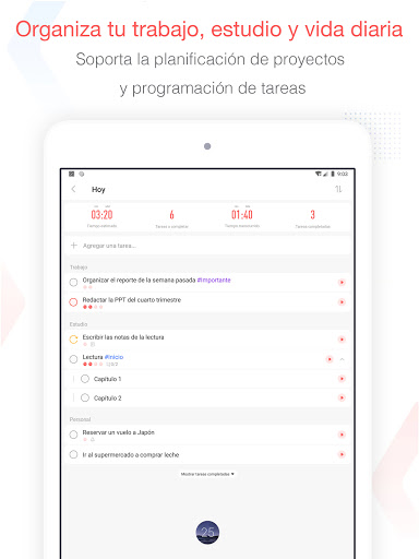 Captura de pantalla de Focus To-Do: Pomodoro & Tareas