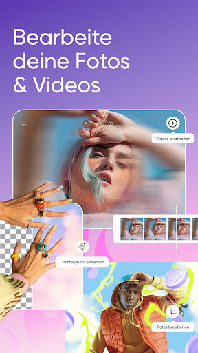 Picsart Bilder bearbeiten AI Screenshot