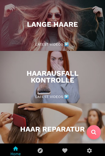 Haarpflege App Deutsch Screenshot