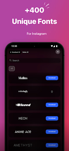 Captura de pantalla de StoryFont for Instagram Story