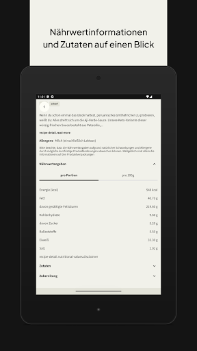 Factor: Frische Fertiggerichte Screenshot