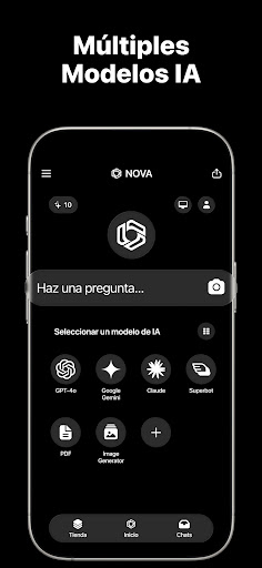 Captura de pantalla de Chatbot IA Español - Nova