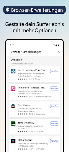 Microsoft Edge: KI-Browser Screenshot
