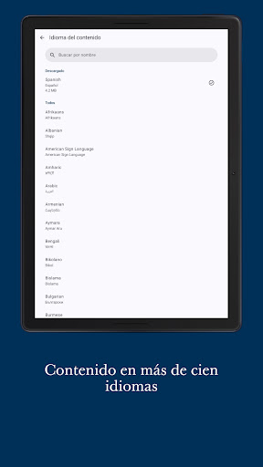 Captura de pantalla de El Libro de Mormón