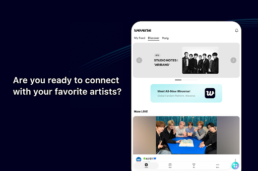 Weverse: Connect with Artists screenshot