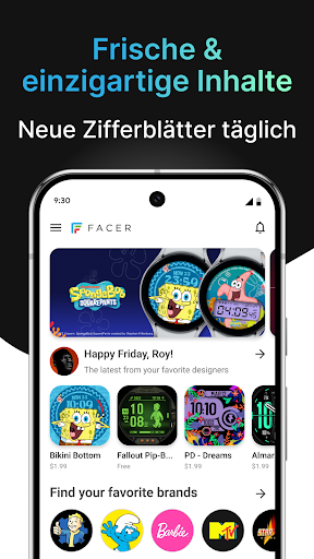 Zifferblätter by Facer Screenshot