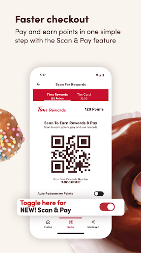 Captura de pantalla de Tim Hortons