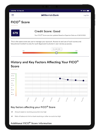Merrick Bank Mobile screenshot