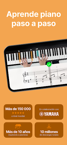 Captura de pantalla de flowkey: Aprende piano