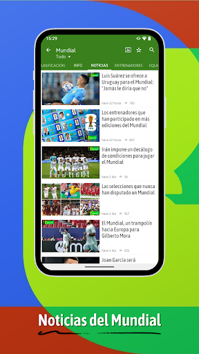 Captura de pantalla de BeSoccer: Resultados de Fútbol