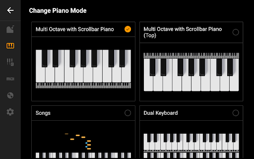 Captura de pantalla de Mini Piano Lite