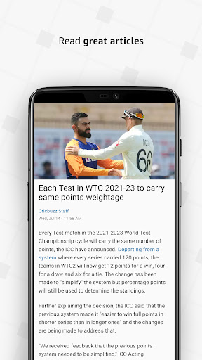 Captura de pantalla de Cricbuzz - Live Cricket Scores