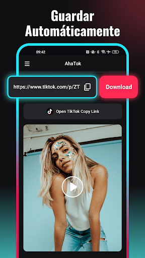 Captura de pantalla de Descargar Videos TT - Snaptok