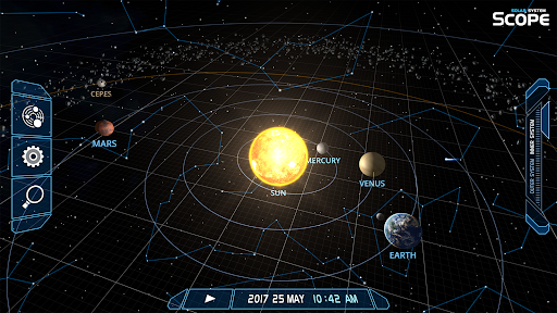 Captura de pantalla de Solar System Scope