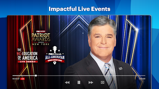 Captura de pantalla de FOX Nation: Celebrate America