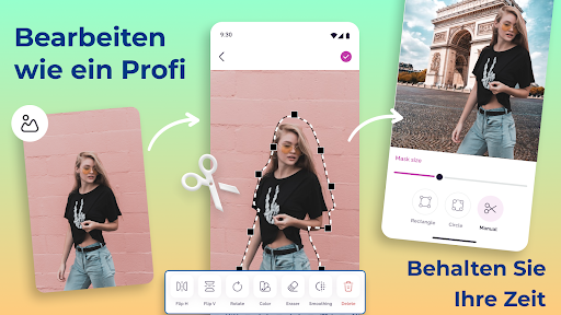 Fotos ausschneiden & einfügen Screenshot