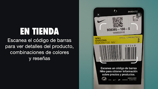 Captura de pantalla de Nike: zapatillas y ropa