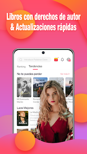 Captura de pantalla de Ficbook—Librería Digital