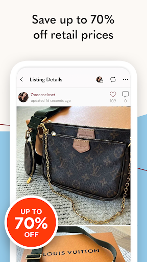 Captura de pantalla de Poshmark: Shop & Sell Fashion