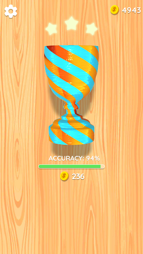 Captura de pantalla de Wood Turning 3D - Carving Game