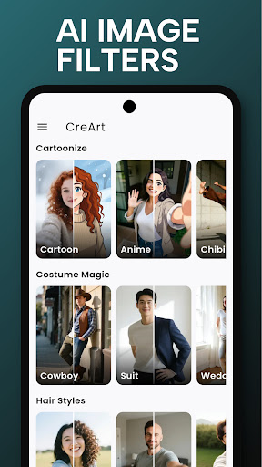 Captura de pantalla de Generador Imágenes IA - CreArt