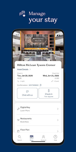 Captura de pantalla de Hilton Honors: Book Hotels