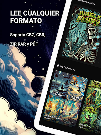 Captura de pantalla de Lector de Cómics CBR, CBZ, PDF