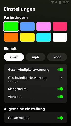 Entfernungsmesser - Tachometer Screenshot