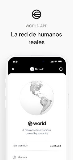 Captura de pantalla de World App - La red humana.