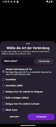 Orbot: Tor für Android Screenshot