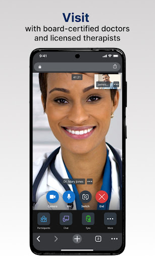 Captura de pantalla de LiveHealth Online Mobile