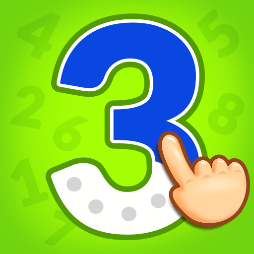 Zahlen Lernen: Kinderspiele-Symbol