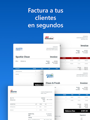 Captura de pantalla de Facturas Fácil - Invoice Fly