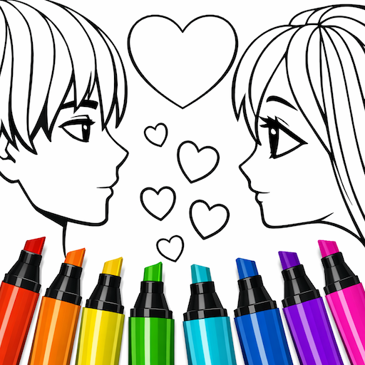 Dia de san Valentin Colorante