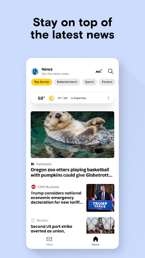 Captura de pantalla de AOL: Email News Weather