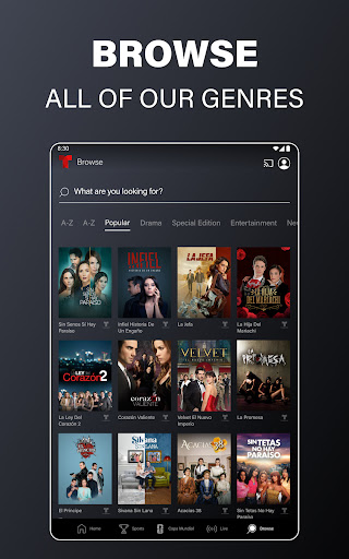 Telemundo: Series y TV en vivo screenshot