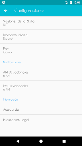 Captura de pantalla de Biblia Devocional