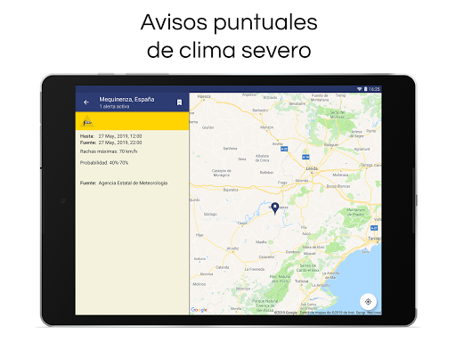 Captura de pantalla de Clime: Radar del Tiempo