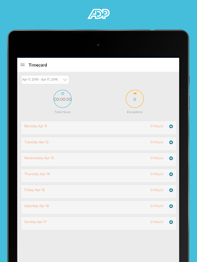 ADP Mobile Solutions Screenshot