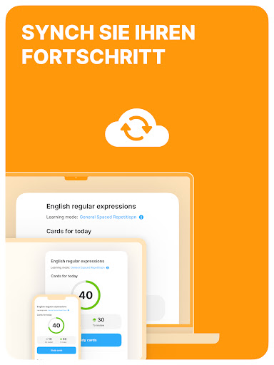 Noji: Vokabel Karteikarten Screenshot