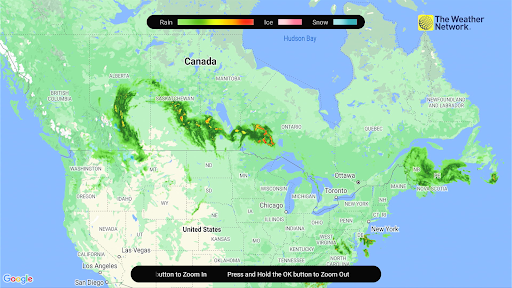 The Weather Network TV App screenshot