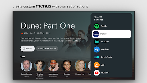 tvQuickActions Pro screenshot
