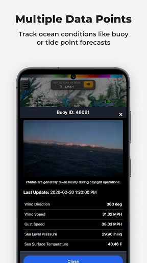 Captura de pantalla de RadarOmega: Doppler Radar App