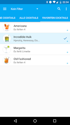 Meine Cocktailbar Pro Screenshot