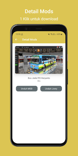 Captura de pantalla de MOD Bus Simulator Indonesia