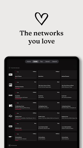 Captura de pantalla de Philo: Shows, Movies, Live TV.